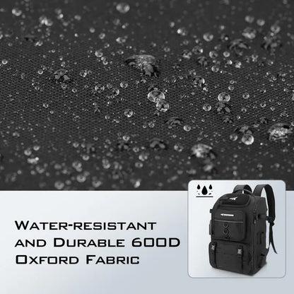 40L Fishing Tackle Backpack with 4 Tackle Boxes & Rod Holders