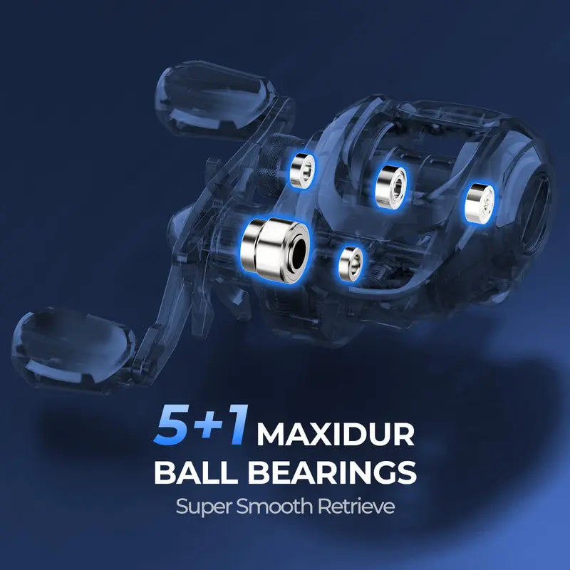 IM6 Graphite Casting Rod & Reel Combo with EVA Handle