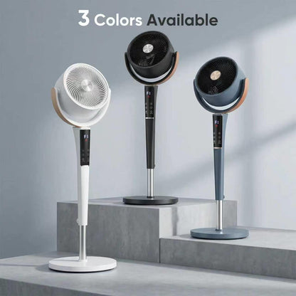 Ultra Quiet Standing Fan with Remote 15 Speed Settings Wide Oscillation Timer Adjustable Airflow